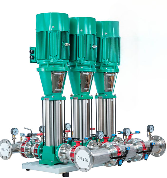 Насосная станция пожаротушения Wilo CO 4 MVL 9006/SK-FFS-PN25-R купить с доставкой по РФ