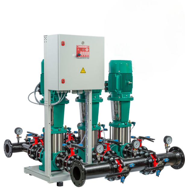 Насосная станция пожаротушения Wilo CO 4 MVL 9006/SK-FFS-PN25-R-CS купить с доставкой по РФ