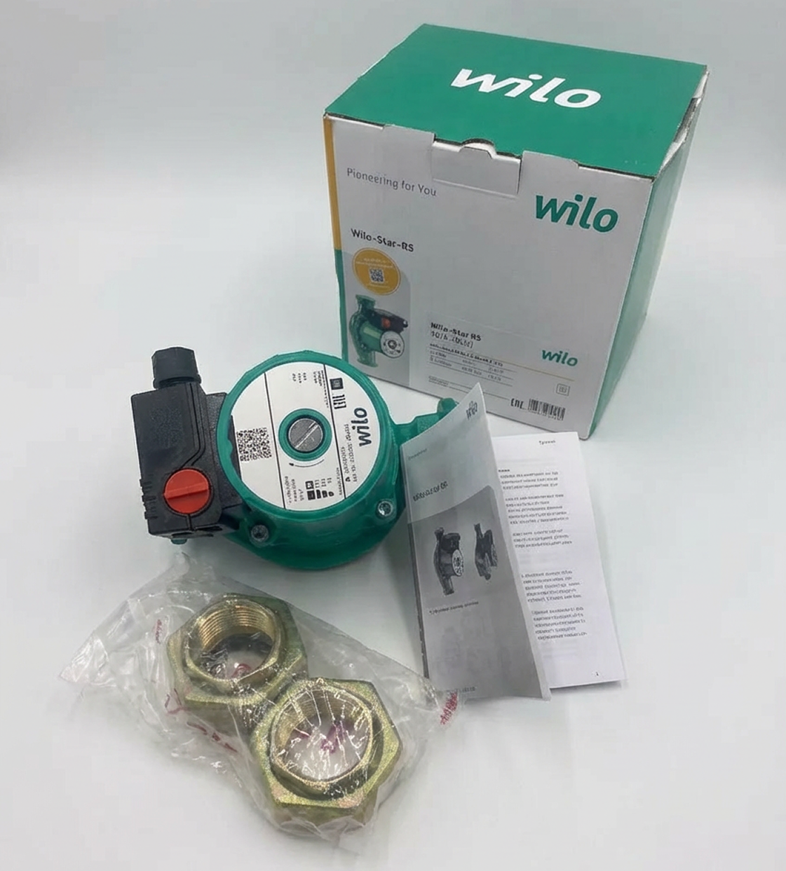 Насос Wilo STAR-RS 30/8 с гайками в наличии с доставкой по РФ