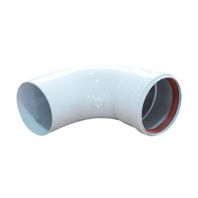 Дымоход Отвод Wolf DN80 90° цвет белый для CGG /FGG