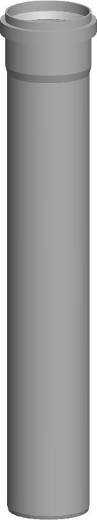 Дымоход Труба Wolf DN80 L:500 мм из полипропилена