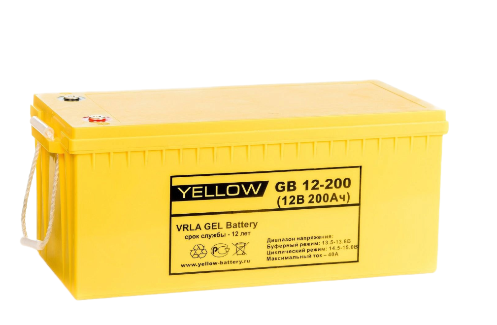 Аккумуляторная батарея YELLOW HRL 12-220 купить с доставкой по РФ