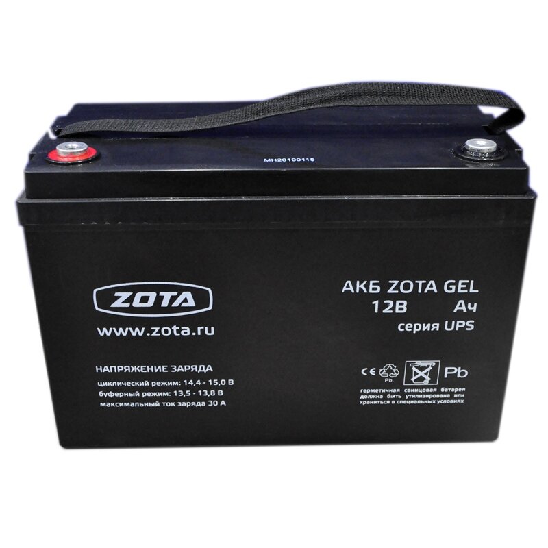 Аккумуляторные батареи Zota GEL 100-12