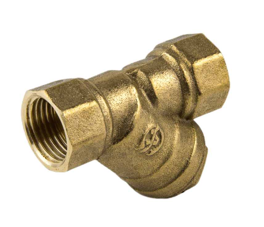 Фильтр Y-обр лат 4001 Ду50 Ру20 м/м 100C сл проб Aquasfera 4001-06