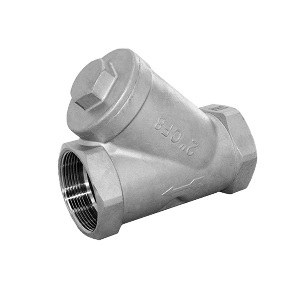 Фильтр муфтовый Y-тип нержавеющий, AISI304 DN15 (1/2"), (CF8), PN16 купить с доставкой по РФ