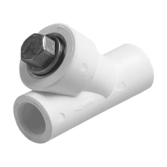 Фильтр PP-R белый сетчатый Дн40х45гр VALFEX 10141040