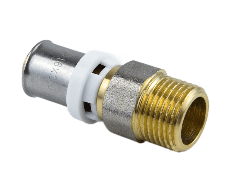 Муфта МП пресс латунь Дн20х3/4" НР Aquasfera 8001-04 заказать со складов по всей России