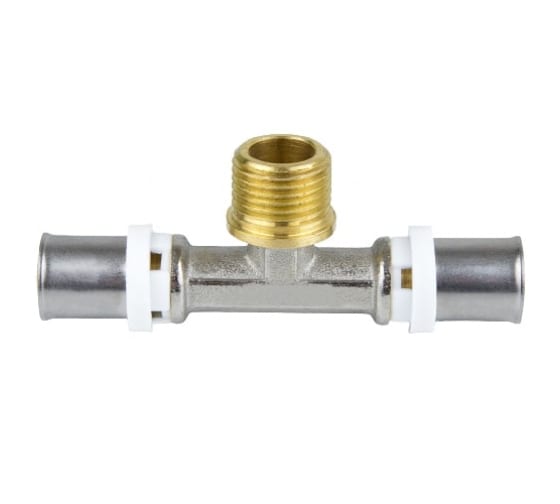 Тройник МП Aquasfera пресс латунь Дн20х1/2"х20 НР 8012-02