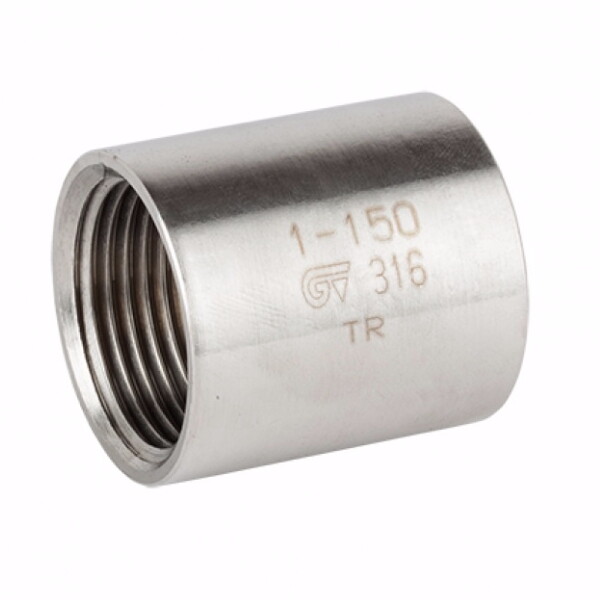 Муфта GENEBRE 0270 08, DN040 (1 1/2"), PN20, корпус - AISI316 (CF8M), ВР-ВР