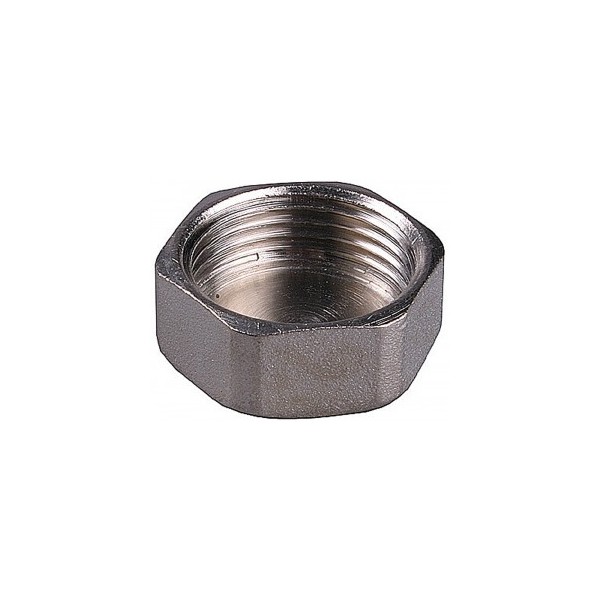 Заглушка General Fittings 2600, резьба, вн. 3/8", латунь никелированная