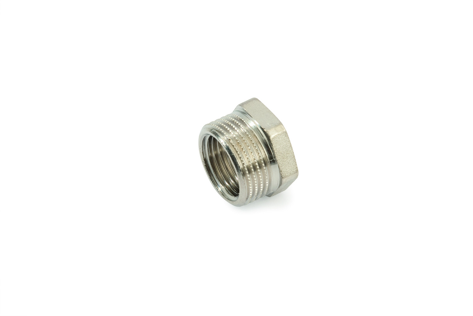 Футорка General Fittings 2600 1 1/2"-1/2" резьба-резьба, нар.-вн., латунь никелированная