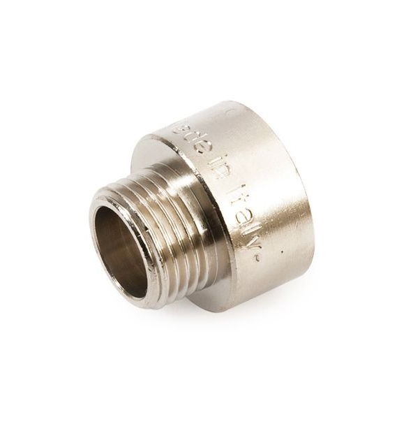 Переходник General Fittings 2600 1 1/2"-1 1/4" резьба-резьба, вн.- нар., латунь никелированная