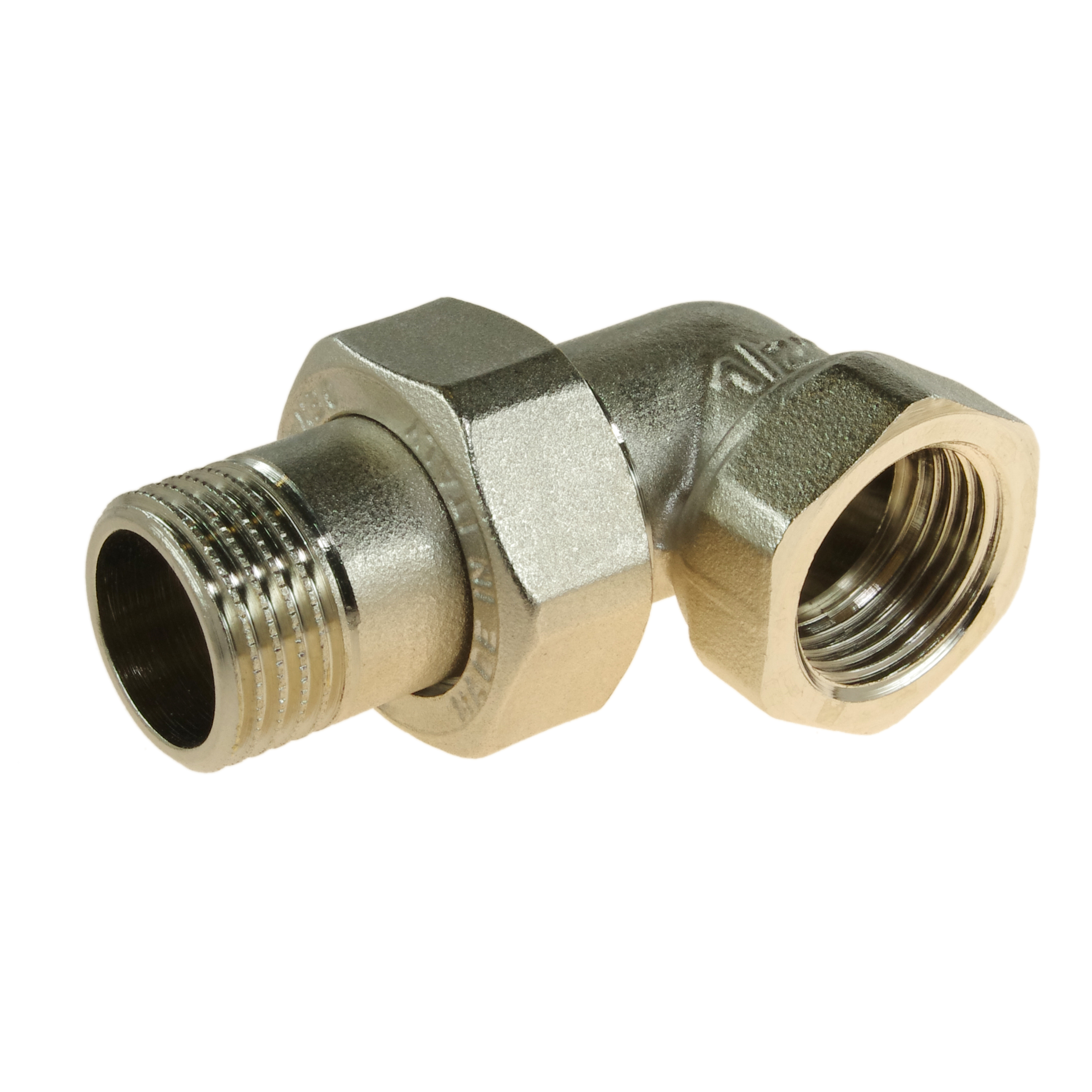 Американка угловая 90° General Fittings 2700 1 1/2"-1 1/2" резьба-резьба, вн.- нар.