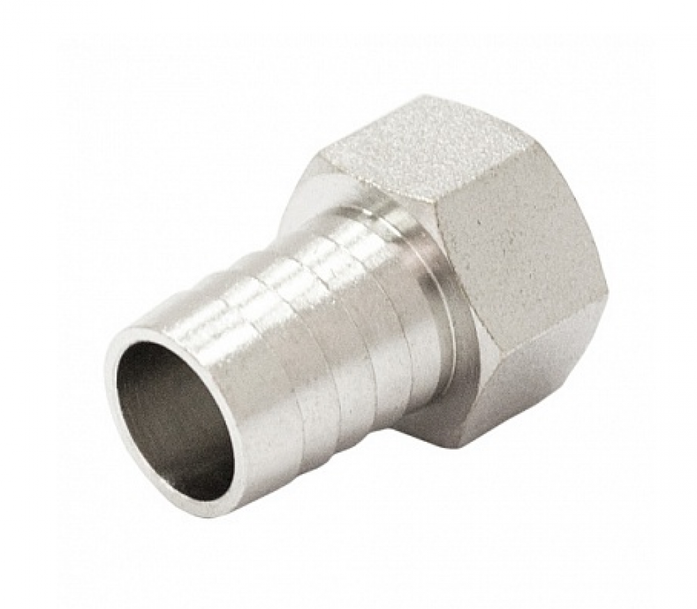 Переходник 25-1", General Fittings 2600, штуцер-резьба, вн., латунь никелированная