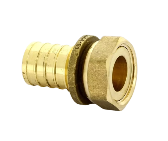 Переходник 25-3/4", General Fittings 3400, надв.гильза-резьба, вн., латунь, с накидной гайкой