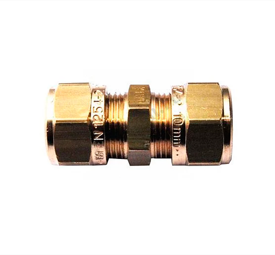 Муфта 15-15 General Fittings 1N00 обжим-обжим, латунь