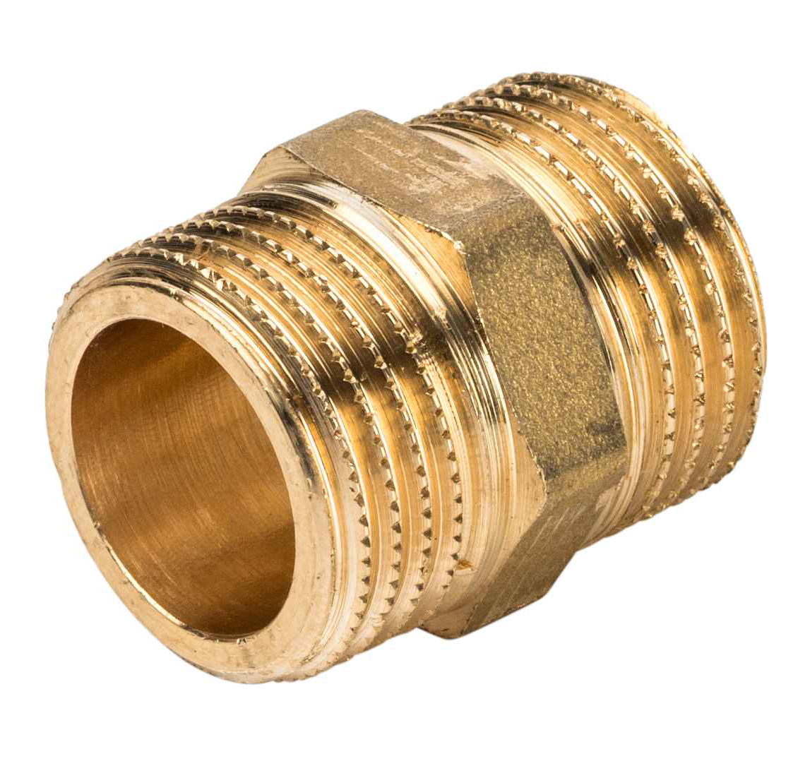 Ниппель General Fittings 2600 3/8"-3/8" латунь
