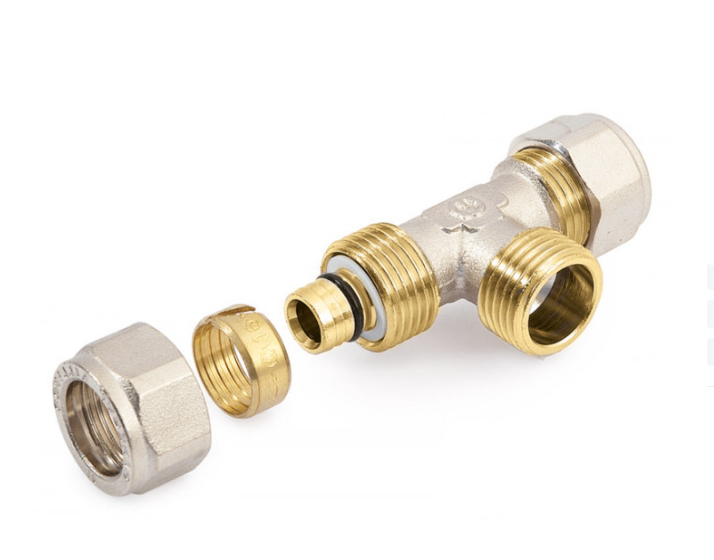 Тройник General Fittings 5300 20-1/2"-20 обжим-наружная купить с доставкой по РФ