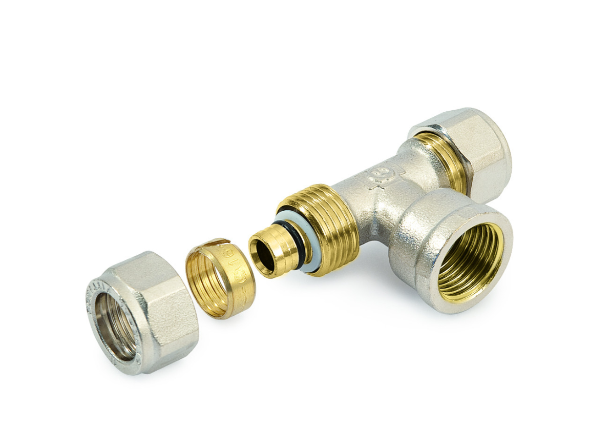 Тройник General Fittings 5300 26-3/4"-26 обжим-внутренняя