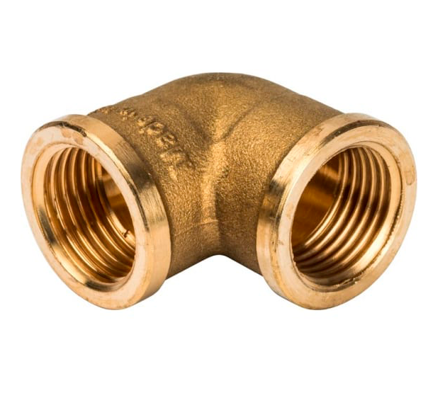 Угольник 90° 1"-1" General Fittings 2700 вн. резьба, латунь купить с доставкой по РФ