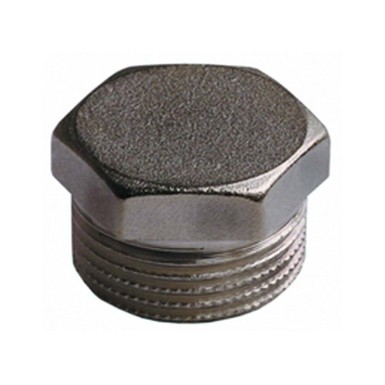 Заглушка General Fittings 2600 1/2" резьба, нар., латунь никелированная