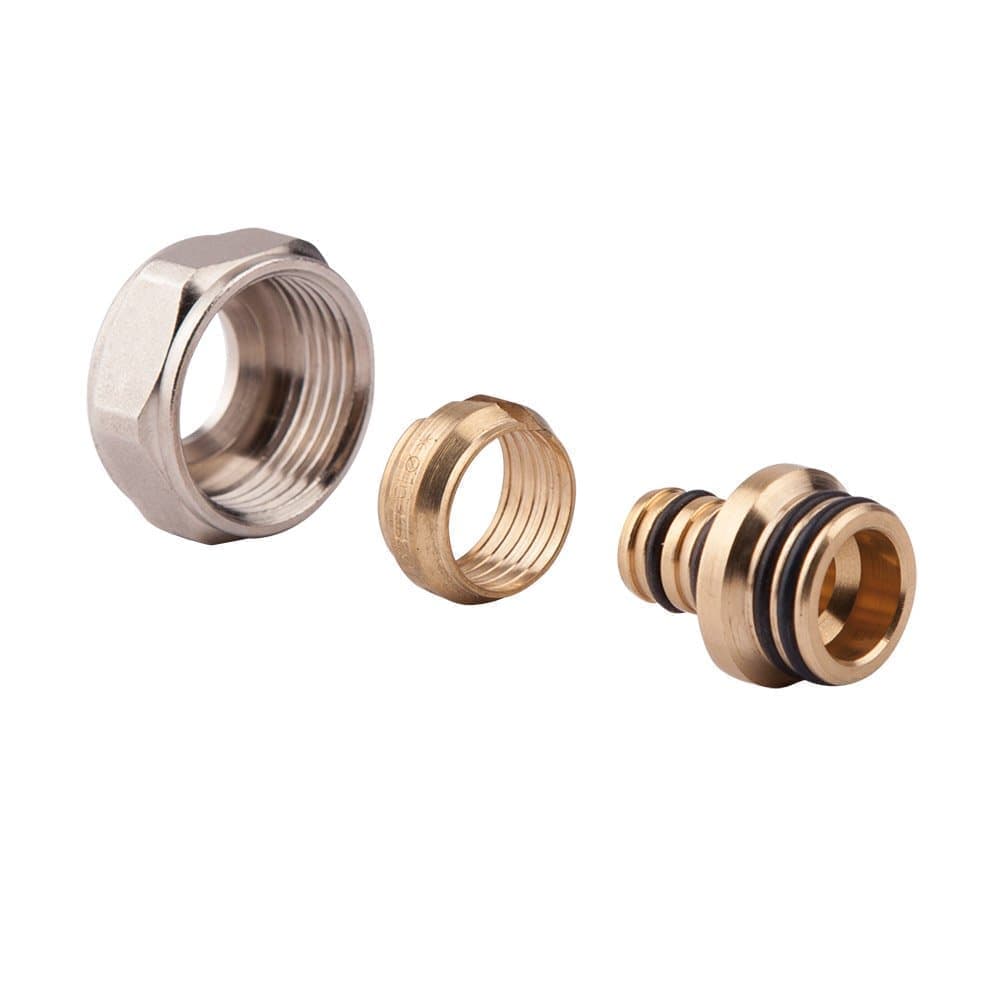 Резьбозажимное соединение, НГ ЕК, 3/4", 20 x 2,8, латунь, для PEX труб ELSEN