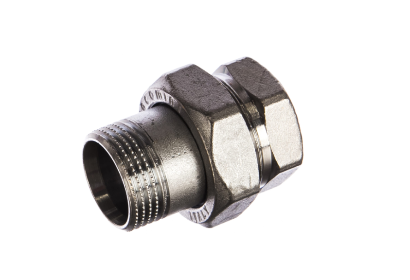 Сгон, прямой, НВ, 1/2", 1/2", латунь, хромированный Giacomini