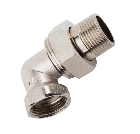 Сгон, угловой, НВ, 3/4", 3/4", латунь, хромированный Giacomini