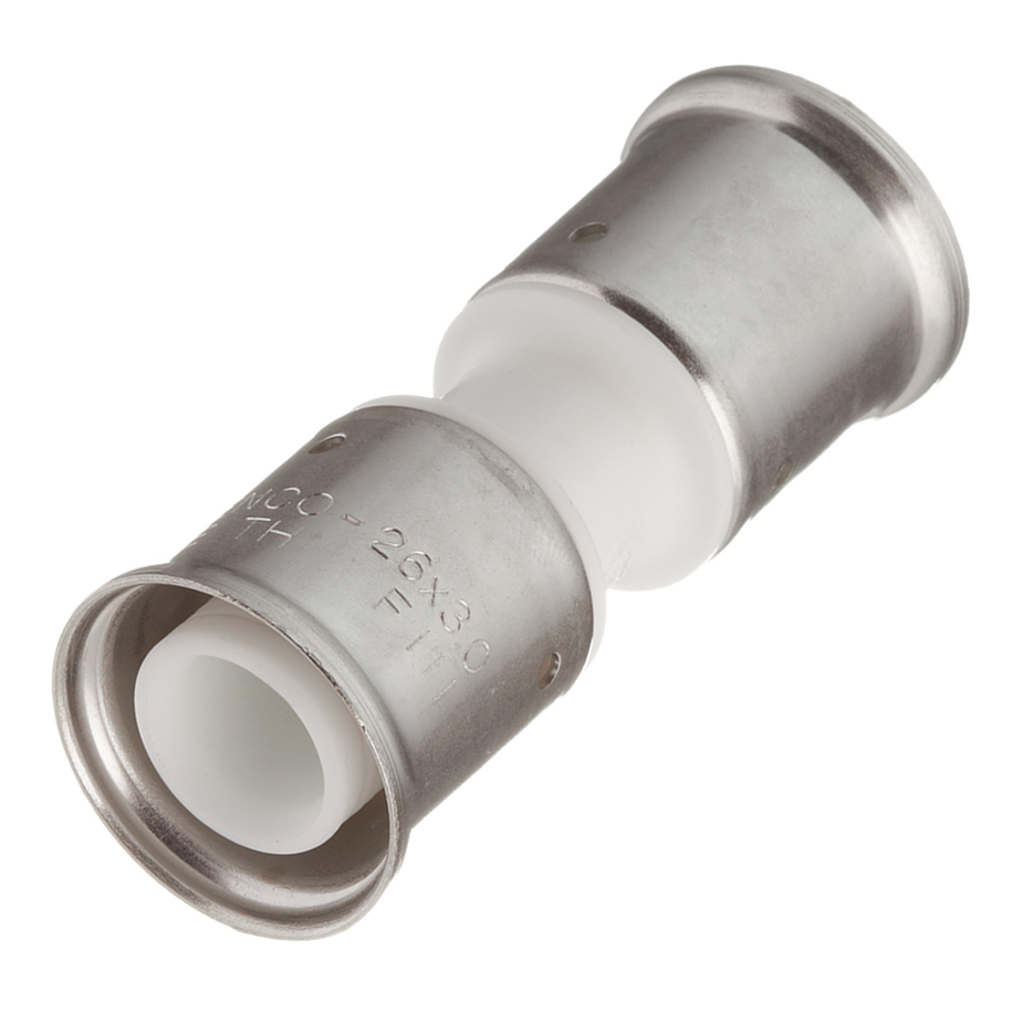 Муфта 20-20, Henco PKW, 15, пресс-пресс, PVDF