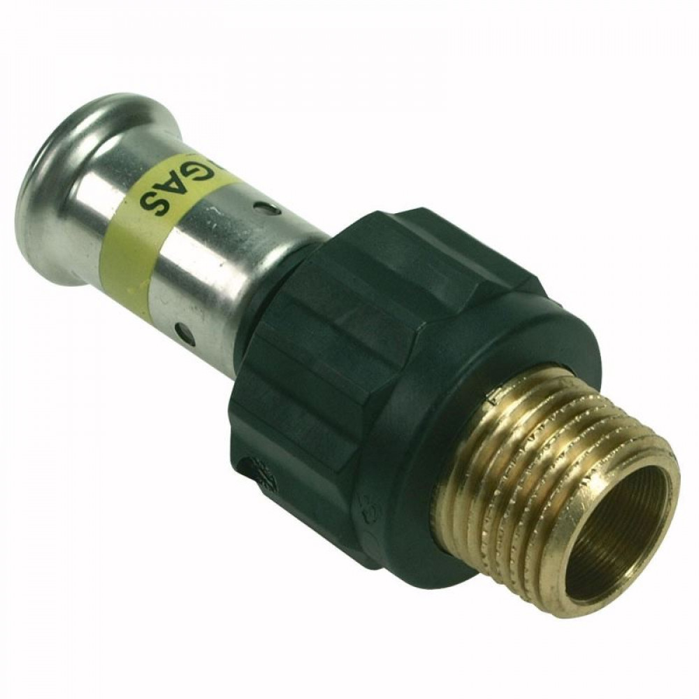 Переходник 20-3/4", Henco PKG, 17, пресс-резьба, нар., PVDF, газ купить с доставкой по РФ