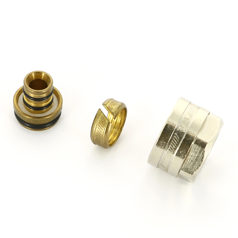 Резьбозажимное 16 x 2.0-3/4", Henco EK, обжим-резьба, вн., латунь, евроконус заказать со складов по всей России