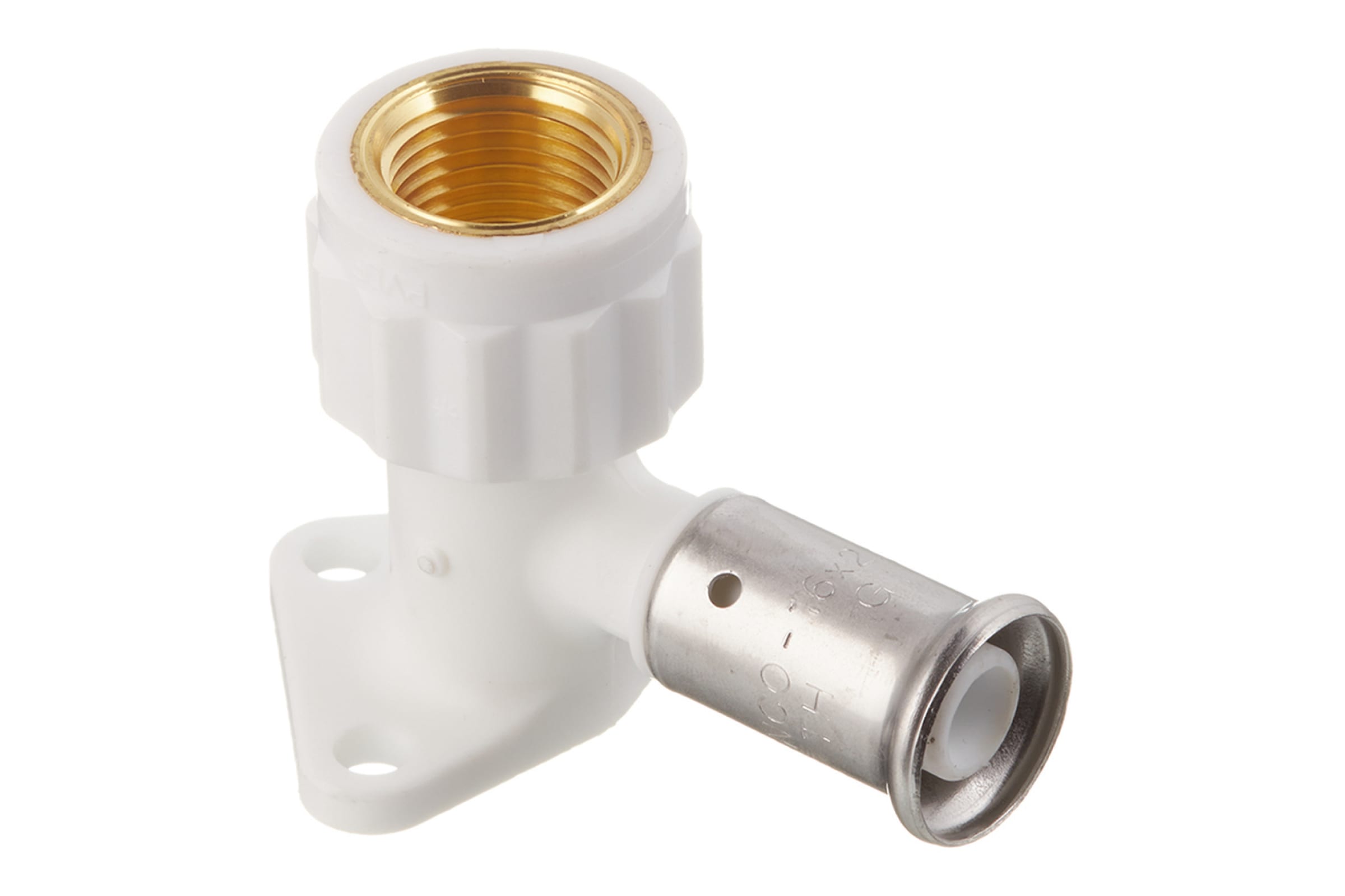 Водорозетка 16-1/2", Henco PKW, 2, пресс-резьба, вн., PVDF