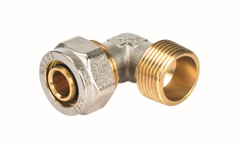 Угольник 90° 20-3/4" Henco A 5 обжим-резьба наружная латунь купить с доставкой по РФ