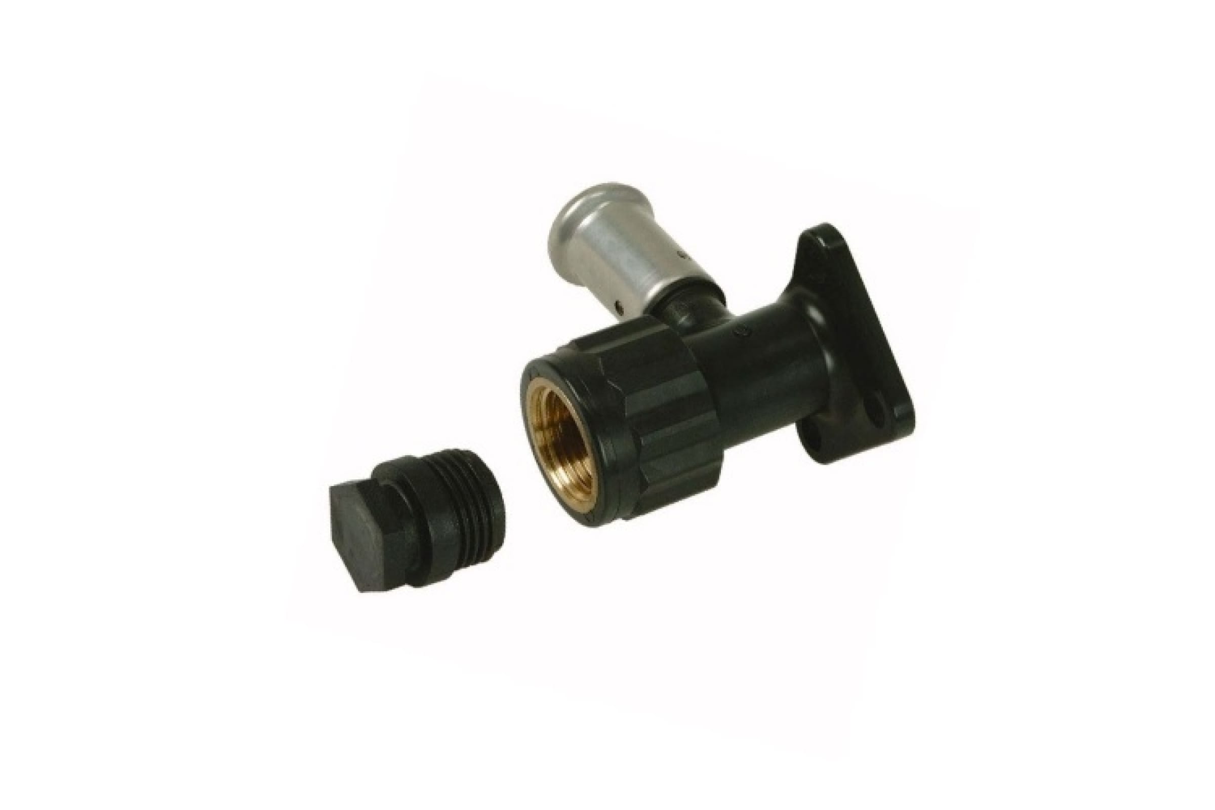 Заглушка 1/2", Henco, резьба, нар., PVDF