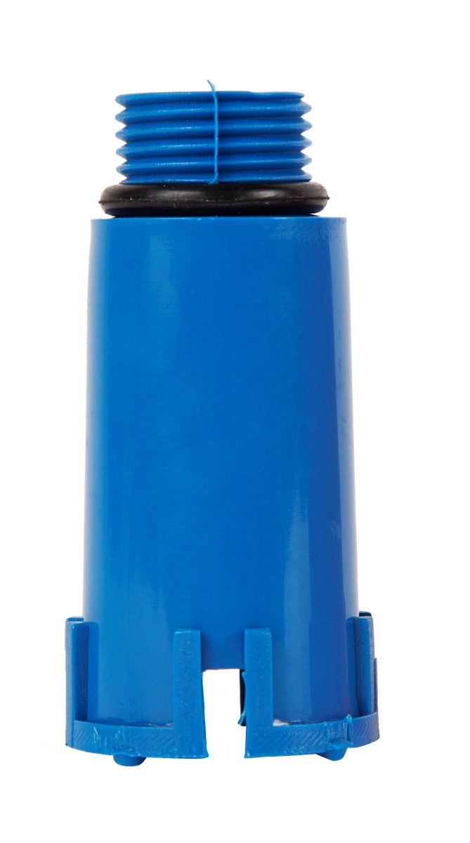 Заглушка 1/2", Henco PLUG04-B80, резьба, нар., полипропилен, длина 80 мм