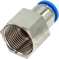 Прямой цанговый фитинг с резьбой Kipvalve KSF-G1/4-6