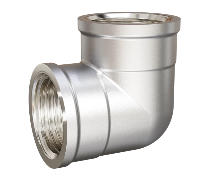 Угол 90 гр LD Pride DN20 (3/4") ВР/ВР латунь никель
