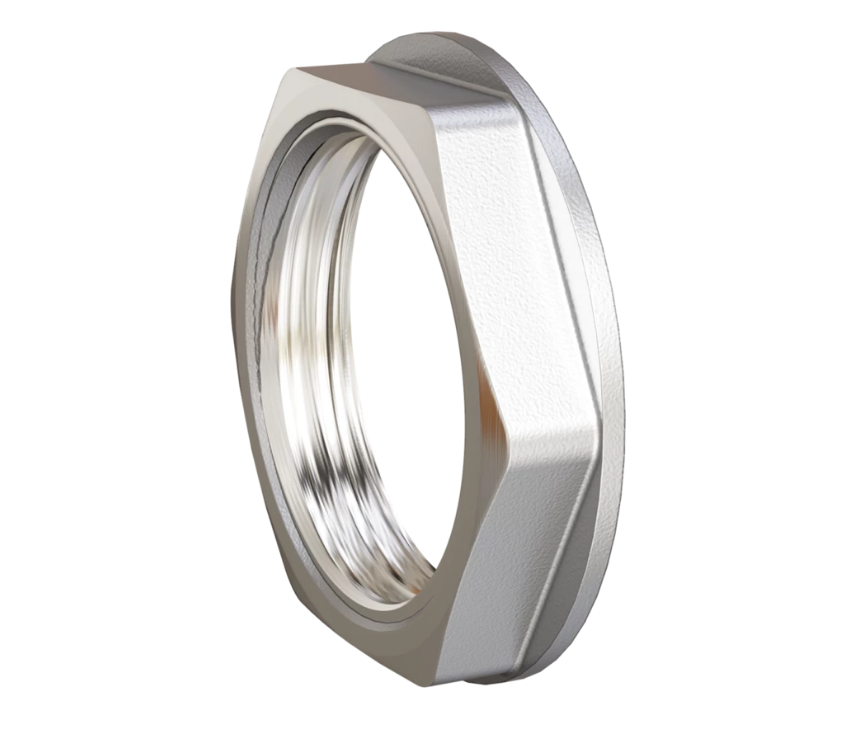 Контргайка DN15 (1/2") LD латунь никель