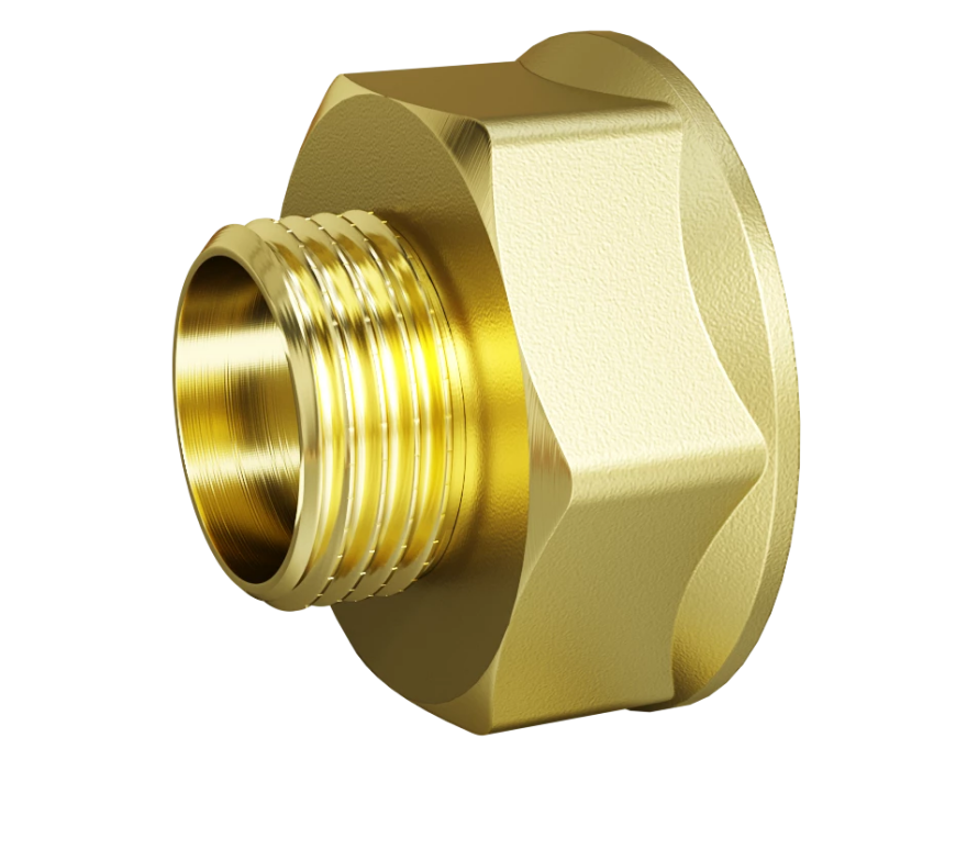 Переход LD Pride DN20х15 (3/4"ВР х 1/2"НР) латунь