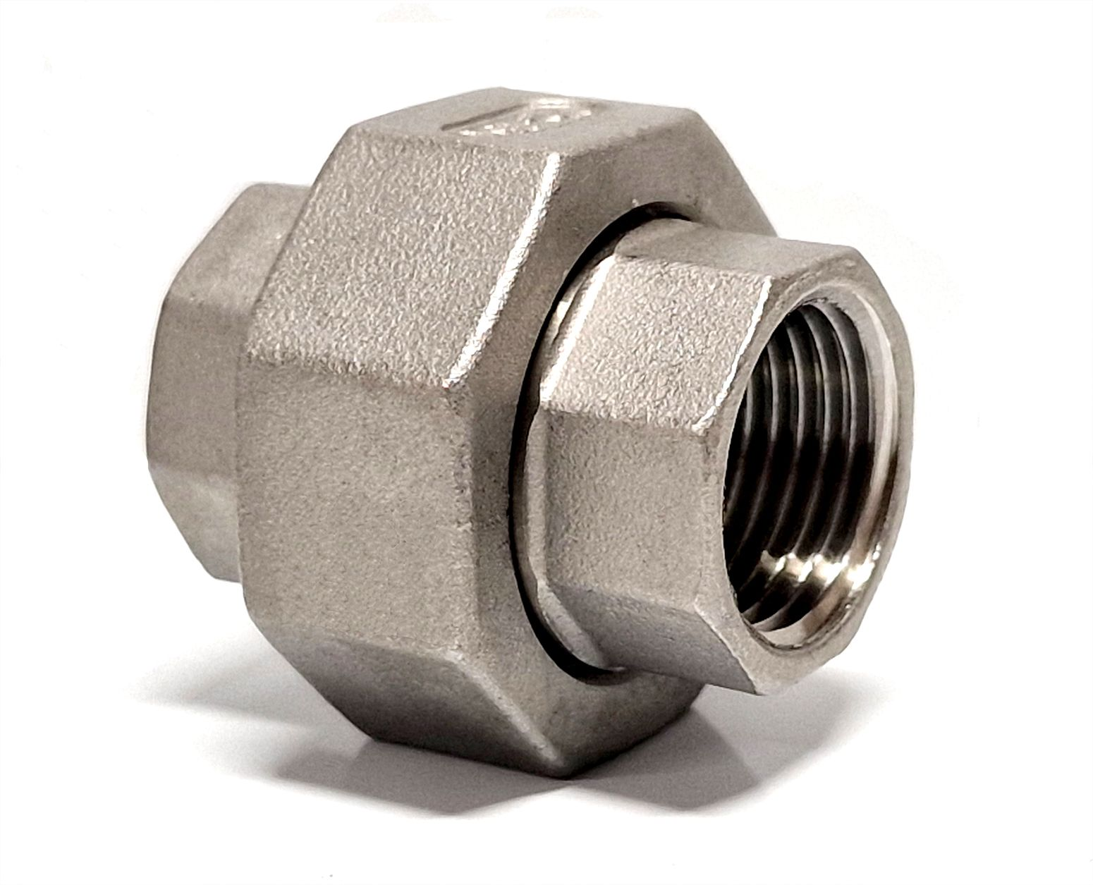 Американка конусная, вр/вр нержавеющая, AISI304 DN15 (1/2"), (CF8), PN16