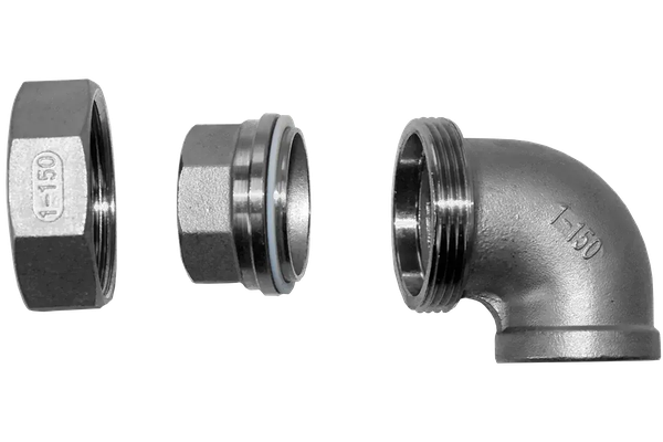 Американка угловая вр/вр нержавеющая, AISI304 DN25 (1"), (CF8), PTFE, PN16 заказать со складов по всей России