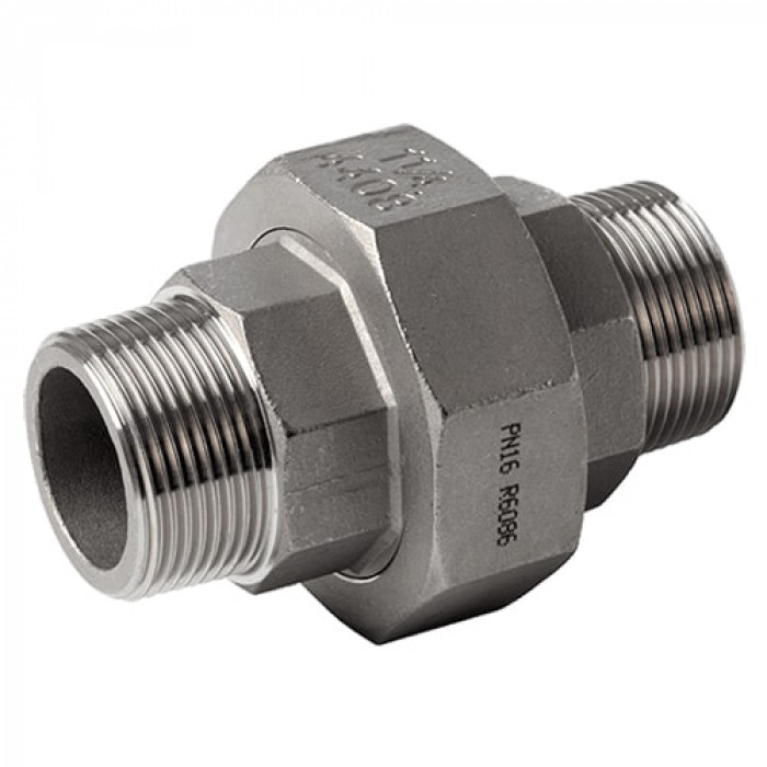 Американка нр/нр нержавеющая, AISI316 DN32 (1_1/4"), (CF8M), PTFE, PN16