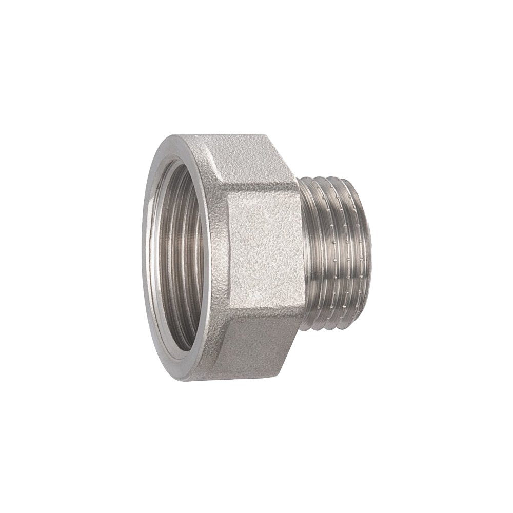 Футорка обратная нержавеющая Newkey, AISI304 DN25 x DN20 (1' x 3/4"), (CF8), PN16