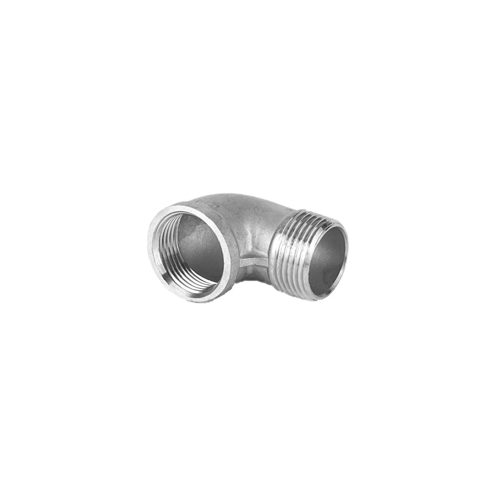 Отвод резьбовой вр/нр нержавеющий Newkey, AISI304 DN15 (1/2"), (CF8), PN16