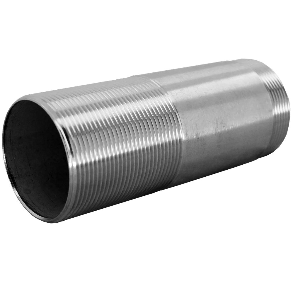 Сгон резьбовой нержавеющий Newkey, AISI304 DN10 (3/8"), (CF8), PN16