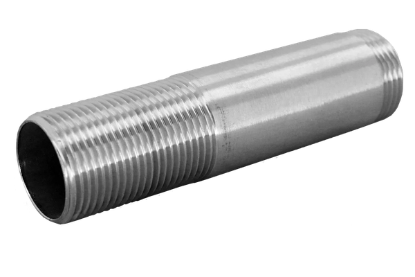 Сгон резьбовой нержавеющий, AISI316 DN40 (1_1/2"), (CF8M), PN16 Newkey