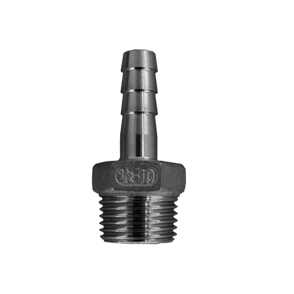 Штуцер елочка нержавеющий Newkey, AISI304 DN20 x DN20 (3/4" x 3/4"), (CF8), PN16