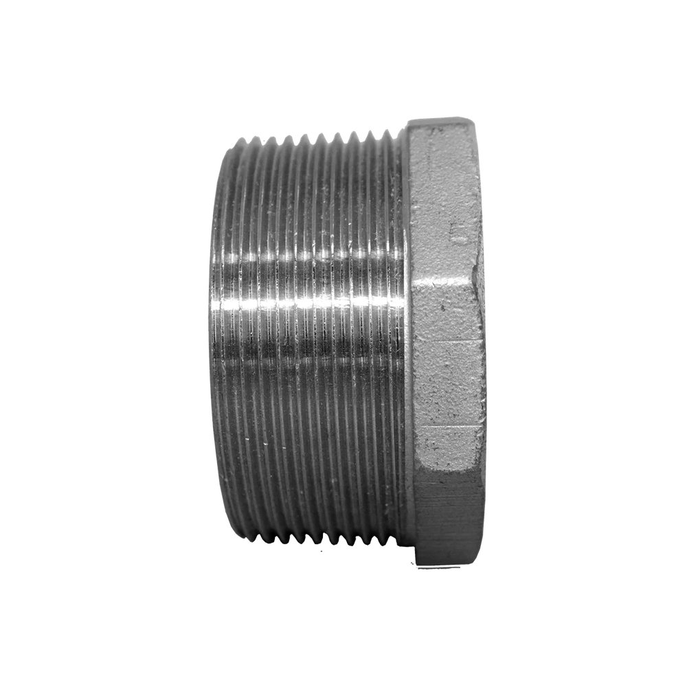 Заглушка Н/Р 6-ти гранная нержавеющая Newkey, AISI304 DN40 (1_1/2"), (CF8), PN16