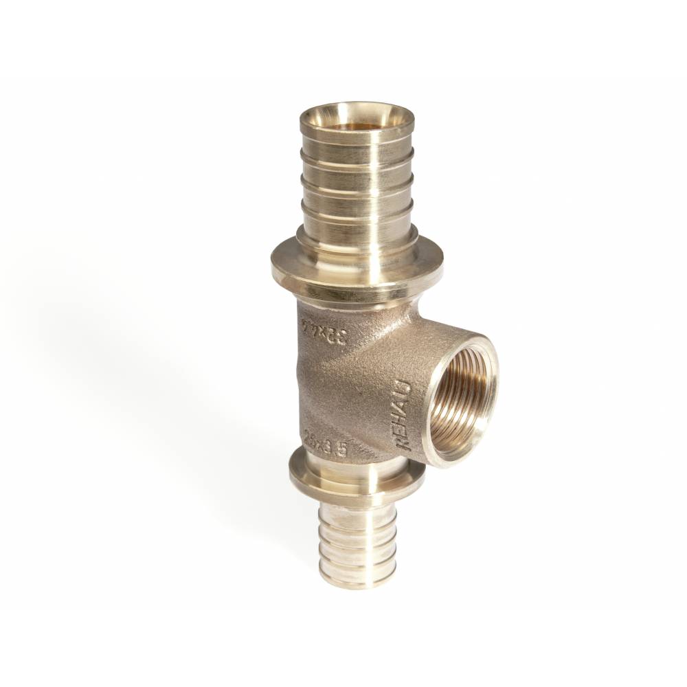 Тройник, В, 25, 3/4", 25, бронза (RX) Rehau
