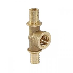 Тройник, В, 32, 3/4", 32, бронза (RX+) Rehau
